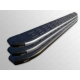 Пороги алюминиевые ТСС с накладкой для Mazda CX-5 2011-2015