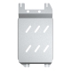 Защита коробки передач (с креп.) для Great Wall Poer (2020-н.в.) 2.0 диз. АТ/MT (алюминий, 3 мм) / Грейт Волл Поер