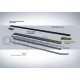 Пороги алюминиевые Rival Premium для Kia Sorento Prime 2018-2021